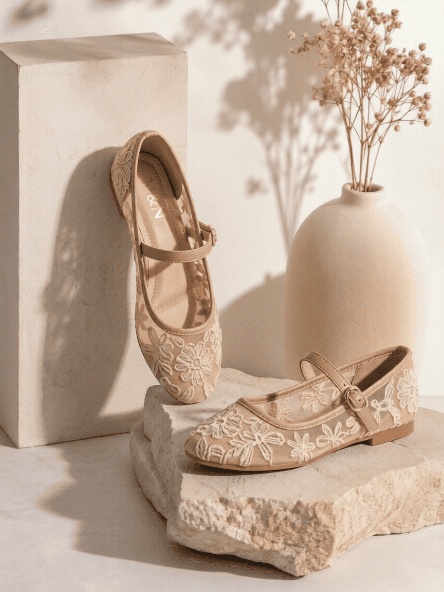 بالارينا زهور شيفون